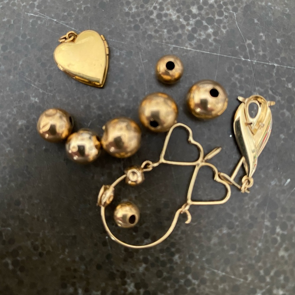 4.5 Total Grams of 14K and 10K Scrap Yellow Gold
